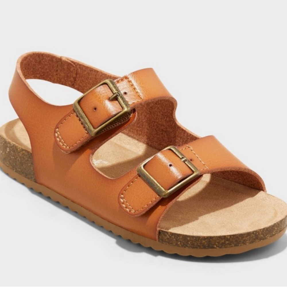 Toddler Strappy Brown Open Toe Sandals, Size 5 ⭐️3 for $20⭐️
